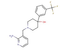 1-[(2-amino-3-pyridinyl)methyl]-4-[3-(trifluoromethyl)phenyl]-4-piperidinol