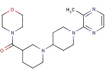 1'-(3-methylpyrazin-2-yl)-3-(morpholin-4-ylcarbonyl)-1,4'-bipiperidine