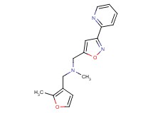N-methyl-1-(2-methyl-3-furyl)-N-{[3-(2-pyridinyl)-5-isoxazolyl]methyl}methanamine trifluoroacetate