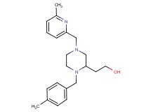 2-{1-(4-methylbenzyl)-4-[(6-methyl-2-pyridinyl)methyl]-2-piperazinyl}ethanol