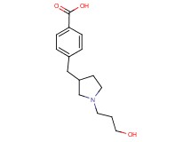 4-{[1-(3-hydroxypropyl)-3-pyrrolidinyl]methyl}benzoic acid