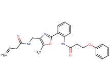 N-[(5-methyl-2-{2-[(3-phenoxypropanoyl)amino]phenyl}-1,3-oxazol-4-yl)methyl]-3-butenamide