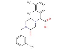 (2,3-dimethylphenyl)[4-(3-methylbenzyl)-3-oxopiperazin-1-yl]acetic acid