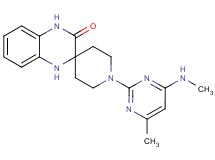 1-[4-methyl-6-(methylamino)-2-pyrimidinyl]-1',4'-dihydro-3'H-spiro[piperidine-4,2'-quinoxalin]-3'-one