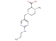 1-methyl-4-{[2-(propylamino)pyrimidin-5-yl]methyl}piperazine-2-carboxylic acid