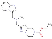 ethyl 2-{[(imidazo[1,2-a]pyridin-3-ylmethyl)(methyl)amino]methyl}-6,7-dihydropyrazolo[1,5-a]pyrazine-5(4H)-carboxylate
