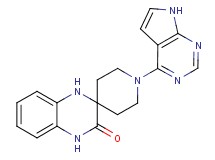 1-(7H-pyrrolo[2,3-d]pyrimidin-4-yl)-1',4'-dihydro-3'H-spiro[piperidine-4,2'-quinoxalin]-3'-one