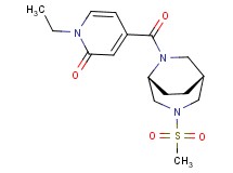 1-ethyl-4-{[(1R*,5R*)-3-(methylsulfonyl)-3,6-diazabicyclo[3.2.2]non-6-yl]carbonyl}-2(1H)-pyridinone