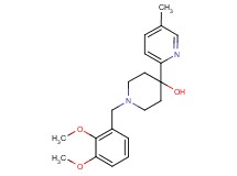 1-(2,3-dimethoxybenzyl)-4-(5-methylpyridin-2-yl)piperidin-4-ol
