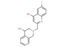 6-fluoro-2-[(4-hydroxy-3,4-dihydroisoquinolin-2(1H)-yl)methyl]quinolin-4-ol