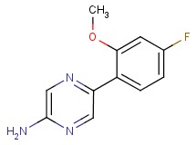 5-(4-fluoro-2-methoxyphenyl)pyrazin-2-amine