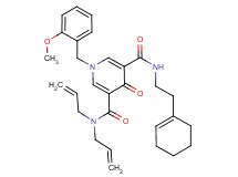 N,N-diallyl-N'-[2-(1-cyclohexen-1-yl)ethyl]-1-(2-methoxybenzyl)-4-oxo-1,4-dihydro-3,5-pyridinedicarboxamide