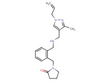 1-[2-({[(1-allyl-3-methyl-1H-pyrazol-4-yl)methyl]amino}methyl)benzyl]pyrrolidin-2-one