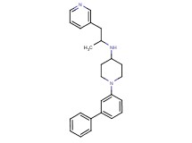1-biphenyl-3-yl-N-(1-methyl-2-pyridin-3-ylethyl)piperidin-4-amine