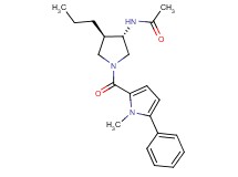 N-{(3S*,4R*)-1-[(1-methyl-5-phenyl-1H-pyrrol-2-yl)carbonyl]-4-propyl-3-pyrrolidinyl}acetamide