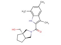 [(3aS*,6aS*)-2-[(3,5,7-trimethyl-1H-indol-2-yl)carbonyl]hexahydrocyclopenta[c]pyrrol-3a(1H)-yl]methanol
