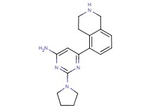 2-pyrrolidin-1-yl-6-(1,2,3,4-tetrahydroisoquinolin-5-yl)pyrimidin-4-amine