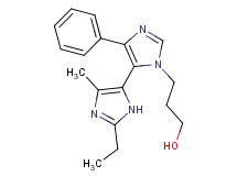 3-(2'-ethyl-5'-methyl-5-phenyl-3H,3'H-4,4'-biimidazol-3-yl)propan-1-ol