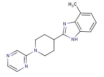 4-methyl-2-[1-(2-pyrazinyl)-4-piperidinyl]-1H-benzimidazole