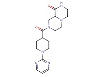 8-[(1-pyrimidin-2-ylpiperidin-4-yl)carbonyl]hexahydro-2H-pyrazino[1,2-a]pyrazin-1(6H)-one