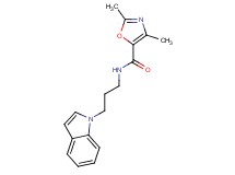 N-[3-(1H-indol-1-yl)propyl]-2,4-dimethyl-1,3-oxazole-5-carboxamide