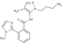 N-(1-butyl-4-methyl-1H-pyrazol-5-yl)-2-(1-methyl-1H-imidazol-2-yl)benzamide