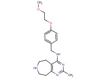 N-[4-(2-methoxyethoxy)benzyl]-2-methyl-6,7,8,9-tetrahydro-5H-pyrimido[4,5-d]azepin-4-amine dihydrochloride
