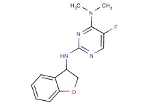 N~2~-(2,3-dihydro-1-benzofuran-3-yl)-5-fluoro-N~4~,N~4~-dimethylpyrimidine-2,4-diamine