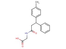 {[3-(4-methylphenyl)-3-phenylpropanoyl]amino}acetic acid