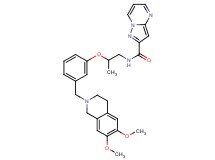 N-(2-{3-[(6,7-dimethoxy-3,4-dihydro-2(1H)-isoquinolinyl)methyl]phenoxy}propyl)pyrazolo[1,5-a]pyrimidine-2-carboxamide