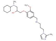 1-[cyclohexyl(methyl)amino]-3-[2-methoxy-4-({[3-(2-methyl-1H-imidazol-1-yl)propyl]amino}methyl)phenoxy]-2-propanol
