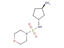 N-[rel-(1R,3R)-3-aminocyclopentyl]-4-morpholinesulfonamide hydrochloride