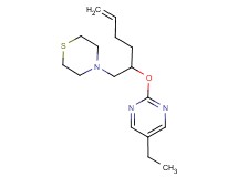 4-{2-[(5-ethylpyrimidin-2-yl)oxy]hex-5-en-1-yl}thiomorpholine