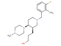 3-[(3R*,4S*)-1-(3-fluoro-2-methylbenzyl)-4-(4-methylpiperazin-1-yl)piperidin-3-yl]propan-1-ol