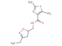 N-[(3-ethyl-4,5-dihydroisoxazol-5-yl)methyl]-2,5-dimethyl-1,3-thiazole-4-carboxamide