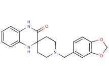 1-(1,3-benzodioxol-5-ylmethyl)-1',4'-dihydro-3'H-spiro[piperidine-4,2'-quinoxalin]-3'-one