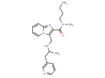 N-butyl-N-methyl-3-({[1-methyl-2-(3-pyridinyl)ethyl]amino}methyl)imidazo[1,2-a]pyridine-2-carboxamide