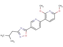 5-(3-isobutyl-1,2,4-oxadiazol-5-yl)-2',6'-dimethoxy-2,3'-bipyridine