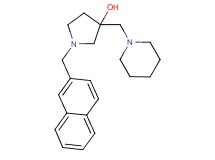 1-(2-naphthylmethyl)-3-(piperidin-1-ylmethyl)pyrrolidin-3-ol