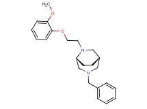 (1S*,5R*)-3-benzyl-6-[2-(2-methoxyphenoxy)ethyl]-3,6-diazabicyclo[3.2.2]nonane