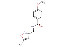 4-methoxy-N-[(5-methyl-3-isoxazolyl)methyl]benzamide