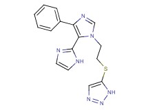 5'-phenyl-3'-[2-(1H-1,2,3-triazol-5-ylthio)ethyl]-1H,3'H-2,4'-biimidazole
