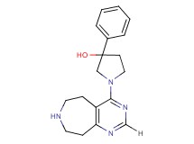 3-phenyl-1-(6,7,8,9-tetrahydro-5H-pyrimido[4,5-d]azepin-4-yl)pyrrolidin-3-ol
