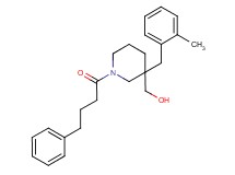 [3-(2-methylbenzyl)-1-(4-phenylbutanoyl)-3-piperidinyl]methanol