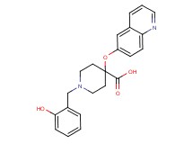 1-(2-hydroxybenzyl)-4-(quinolin-6-yloxy)piperidine-4-carboxylic acid