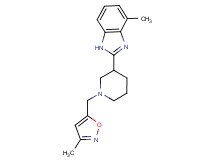4-methyl-2-{1-[(3-methylisoxazol-5-yl)methyl]piperidin-3-yl}-1H-benzimidazole
