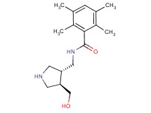 N-{[rel-(3R,4R)-4-(hydroxymethyl)-3-pyrrolidinyl]methyl}-2,3,5,6-tetramethylbenzamide hydrochloride