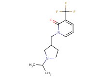 1-[(1-isopropylpyrrolidin-3-yl)methyl]-3-(trifluoromethyl)pyridin-2(1H)-one