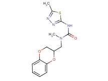 N-(2,3-dihydro-1,4-benzodioxin-2-ylmethyl)-N-methyl-N'-(5-methyl-1,3,4-thiadiazol-2-yl)urea