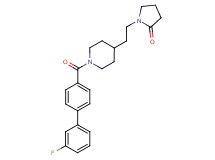 1-(2-{1-[(3'-fluoro-4-biphenylyl)carbonyl]-4-piperidinyl}ethyl)-2-pyrrolidinone